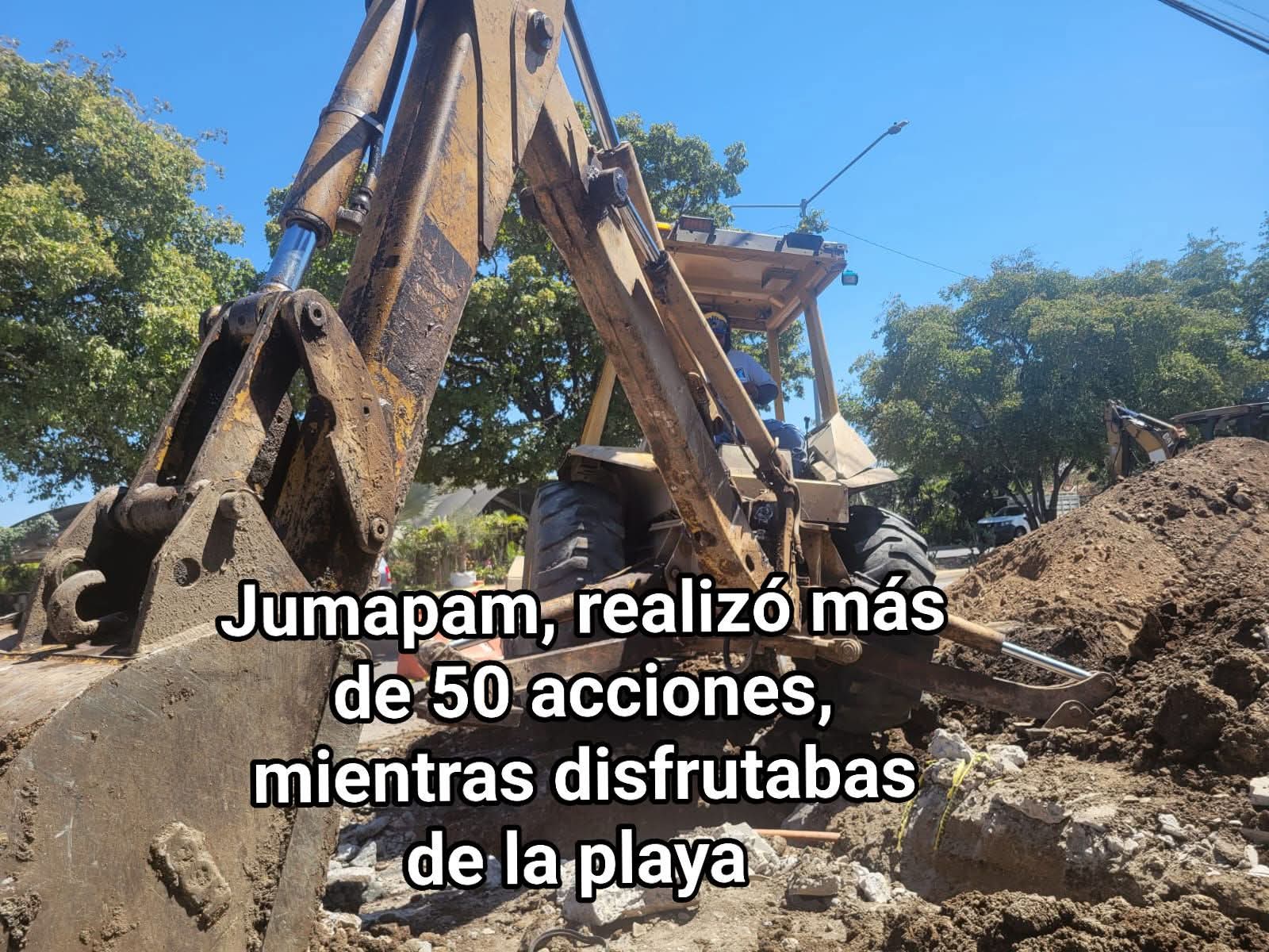 Realizan más de 50 acciones durante los “días santos” trabajadores de la Jumapam