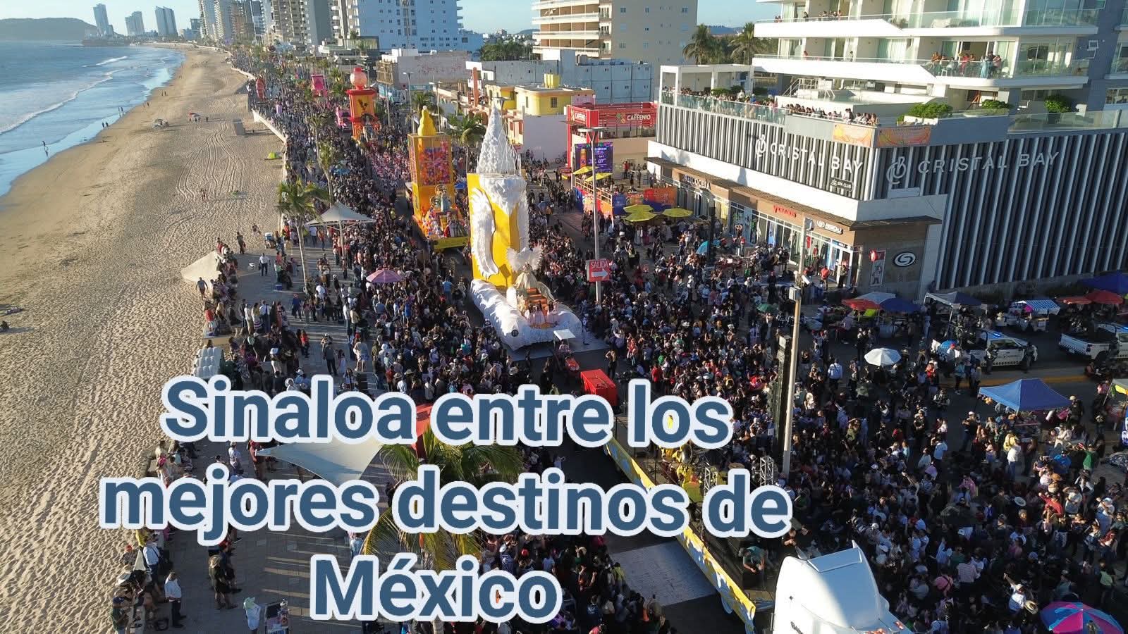 Sinaloa entre los mejores destinos y experiencias turísticas del país