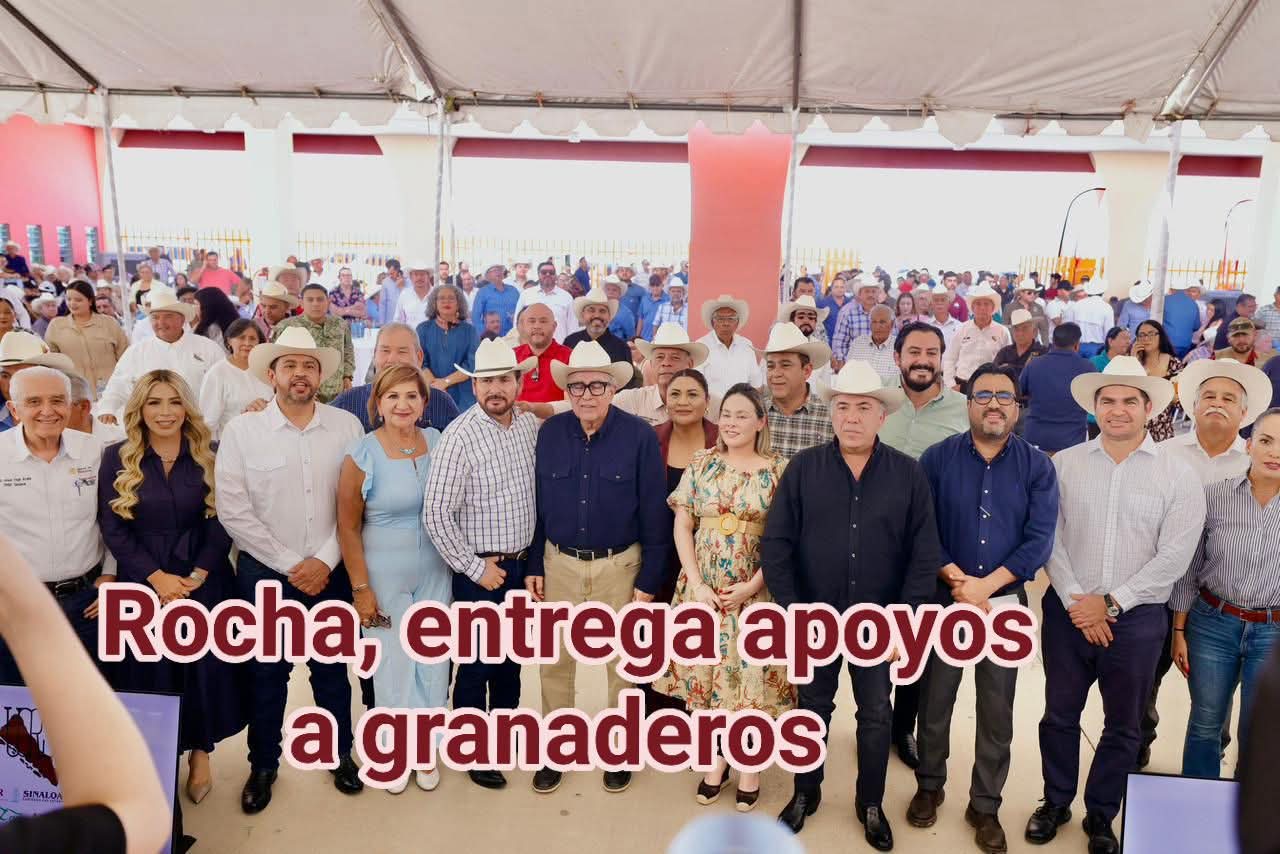 Rocha entrega equipamiento por 10 mdp al sector ganadero
